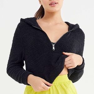 Marshmallow Half-Zip Hoodie Sweater